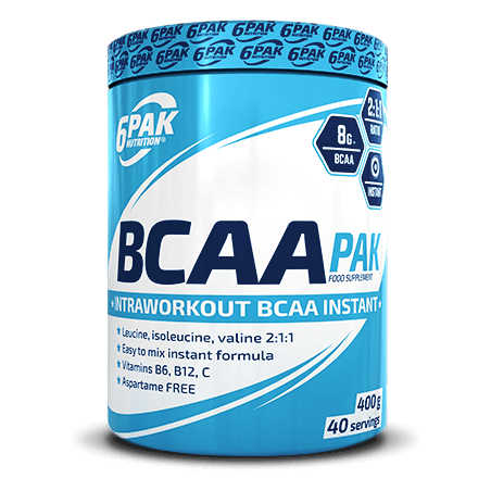 6PAK BCAA Pak 400g