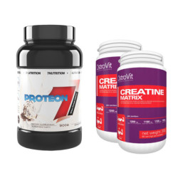 7 Nutrition Proteon 900g + 2x Ostrovit Creatine Matrix 300g