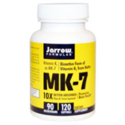 Jarrow Formulas K2 MK-7 90mcg 120 softgels