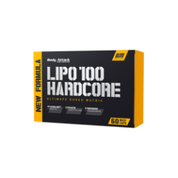 Body Attack Lipo 100 Hardcore 60 kaps.