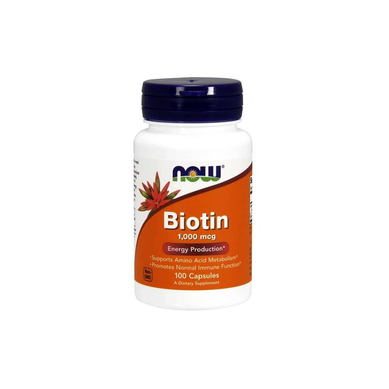 Now Foods Biotin 1000mcg 100 kaps.