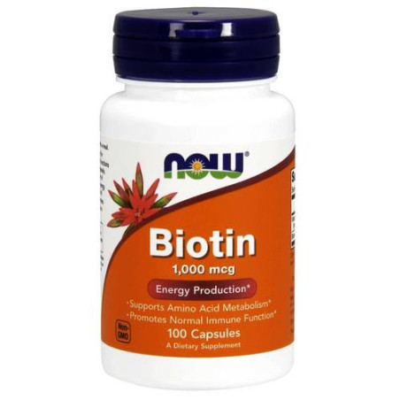 Now Foods Biotin 1000mcg 100 kaps.