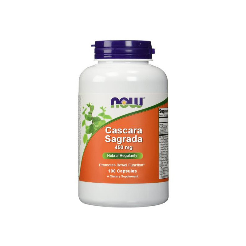 Now Foods Cascara Sagrada 450mg 100 vcaps.