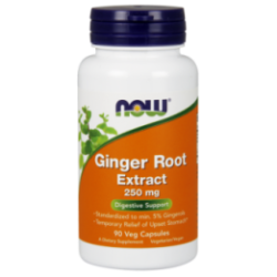 Now Foods Ginger Root Extract 250mg 90 vcaps.