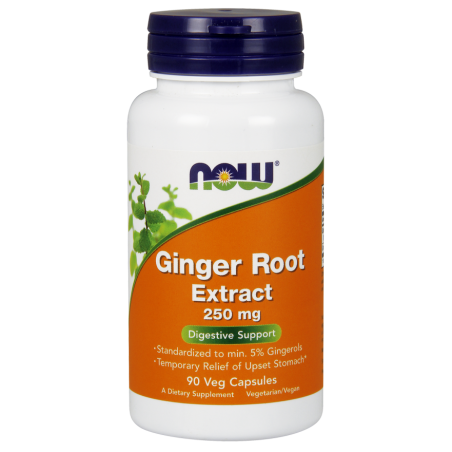 Now Foods Ginger Root Extract 250mg 90 vcaps.