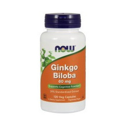 Now Foods Ginkgo Biloba 60mg 120 vcaps.