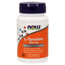 Now Foods L-Tyrosine 500mg 60 kaps.