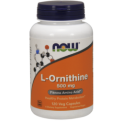 Now Foods L-Ornithine 500mg 120 kaps.
