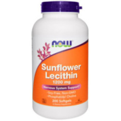 Now Foods Lecithin 1200mg 200 softgels