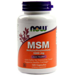 Now Foods MSM 1000mg 120 kaps.