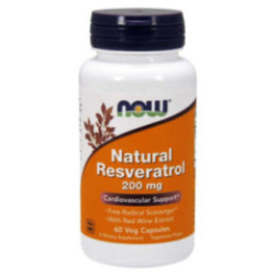 Now Foods Natural Resveratrol 200mg 60 kaps.