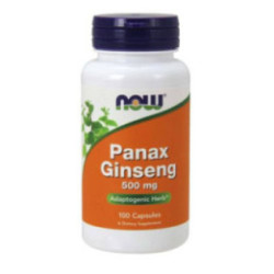 Now Foods Panax Ginseng 500mg 100 kaps.