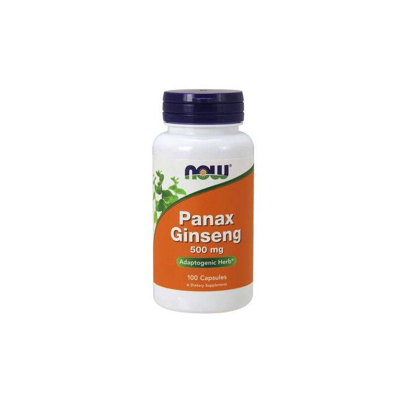 Now Foods Panax Ginseng 500mg 100 kaps.
