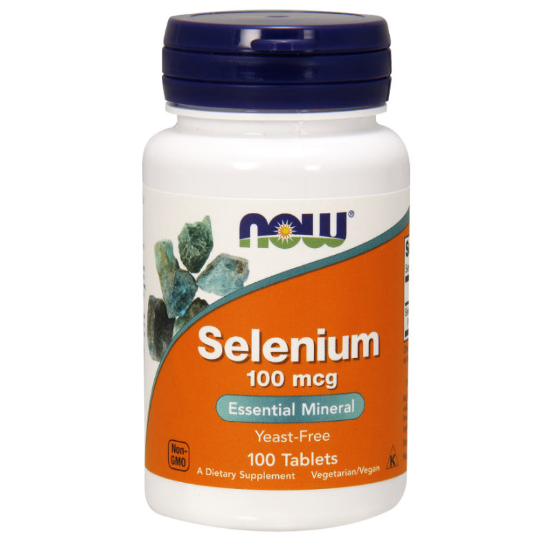 Now Foods Selenium 100mcg 100 tabl.
