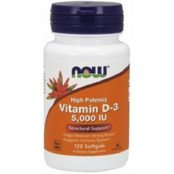 Now Foods D3 5000IU 120 softgels