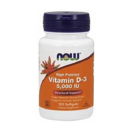 Now Foods D3 5000IU 120 softgels