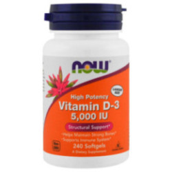 Now Foods D3 5000IU 240 softgels