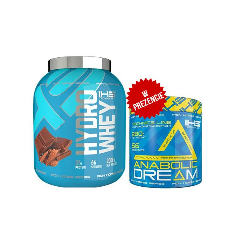 Iron Horse Hydro Whey 2000g + Anabolic Dream 280g GRATIS !
