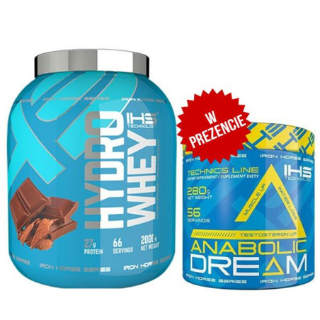 Iron Horse Hydro Whey 2000g + Anabolic Dream 280g GRATIS !