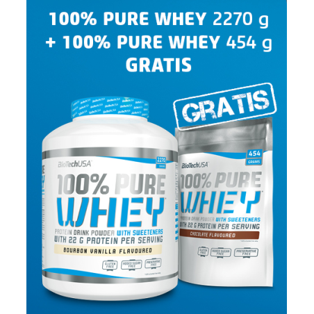 Biotech 100% Pure Whey 2270g + 454g GRATIS !