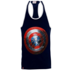 Poundout Tank Top Stringer Marvel Captain America