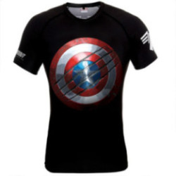 Poundout Rashguard Marvel Captain America