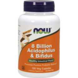 Now Foods Acidophilus and Bifidus 8 Billion 120 vcaps.