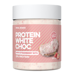 Body Attack Protein White Choc with Strawberry 250g