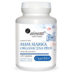 Aliness Siarka Organiczna OptiMSM 180 tabl.