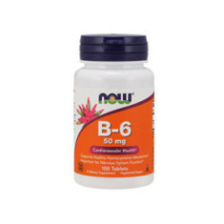 Now Foods Vitamin B-6 50mg 100 tabl.
