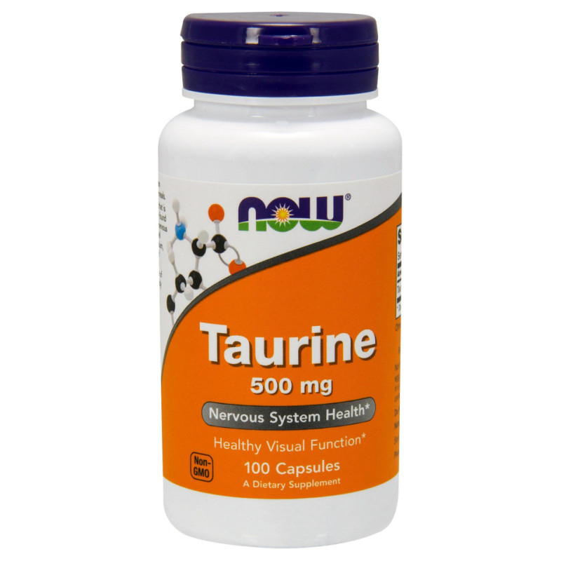 Now Foods Taurine 100 kaps.