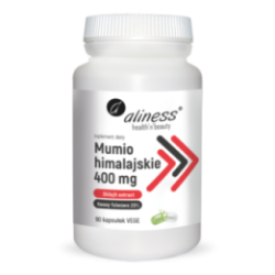 Aliness Mumio himalajskie (Shilajit extract) 400mg 90vcaps.