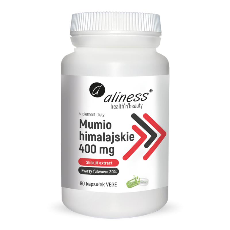 Aliness Mumio himalajskie (Shilajit extract) 400mg 90vcaps.