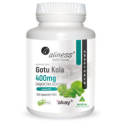 Aliness Gotu Kola 400mg 100 vcaps.