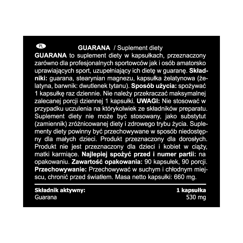 Real Pharm Guarana 90 kaps.