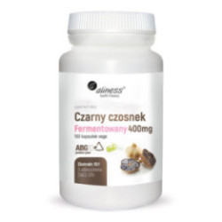 Aliness Czarny Czosnek Fermentowany 100 kaps.