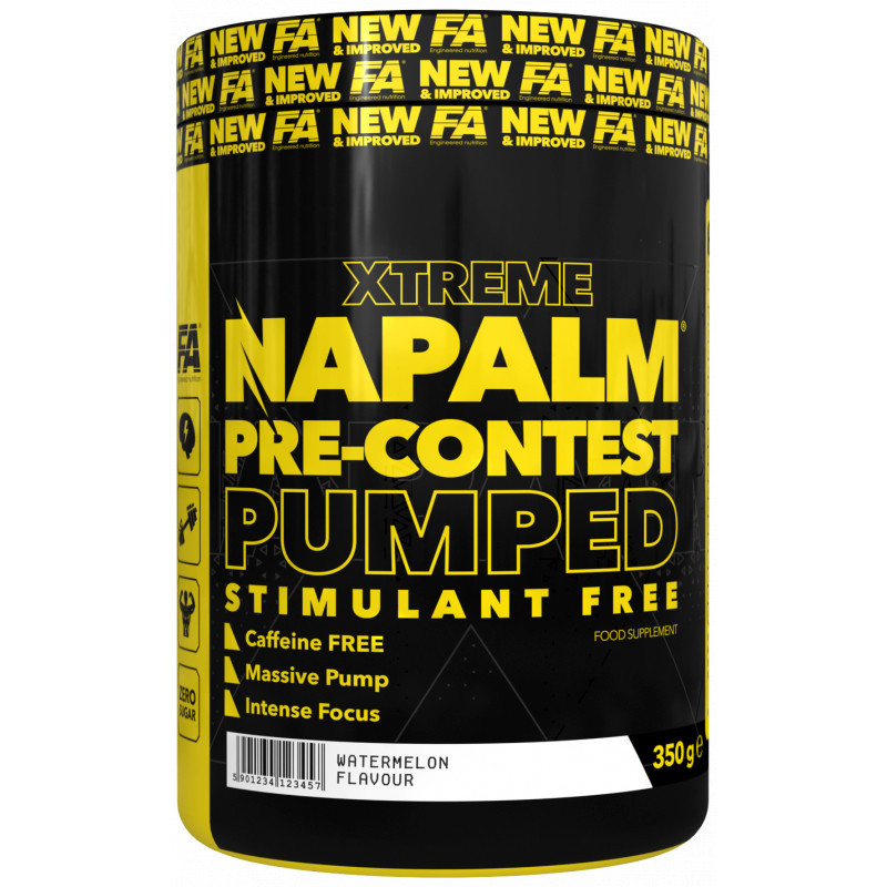 FA Napalm Pre-Contest Pumped Stimulant Free 350g