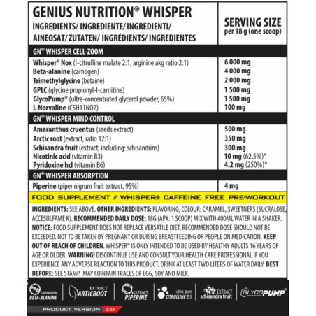 Genius Whisper 400g