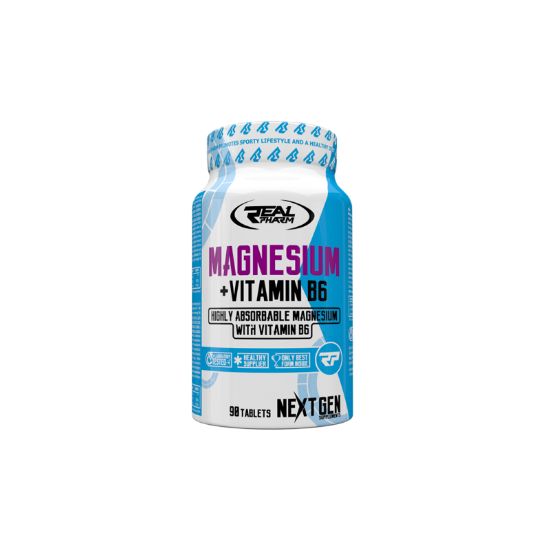 Real Pharm Magnesium + B6 90 tabl.