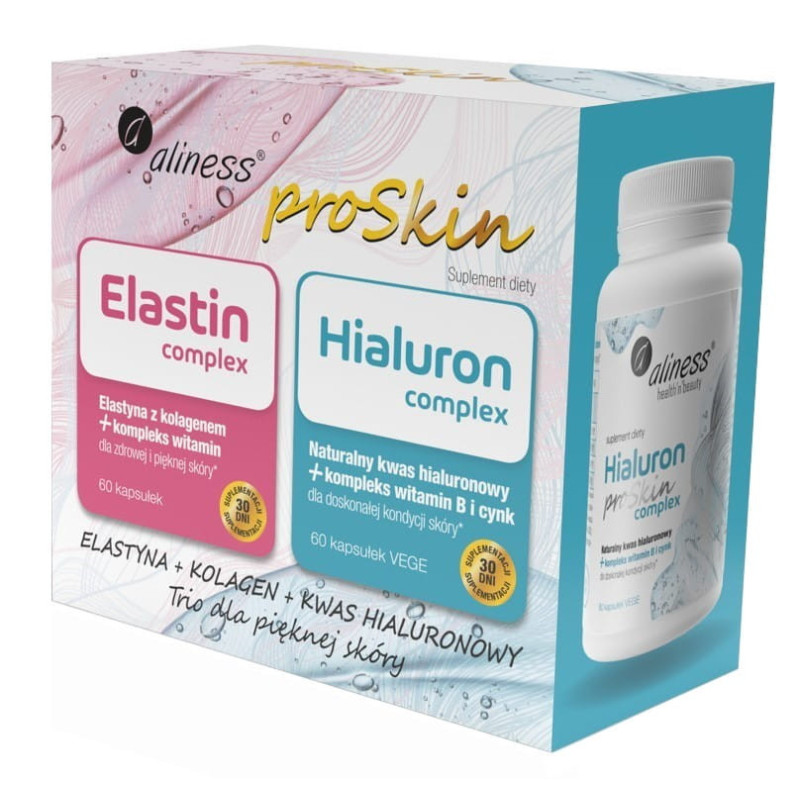 Aliness ProSkin (Elastin Complex + Hialuron Complex) 2x 60 kaps