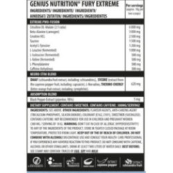 Genius Nutrition Fury Extreme 400g 2