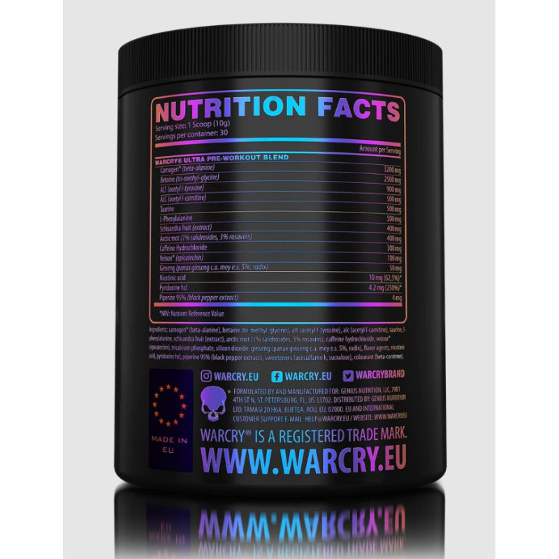 Genius Nutrition Warcry Ultra 300g