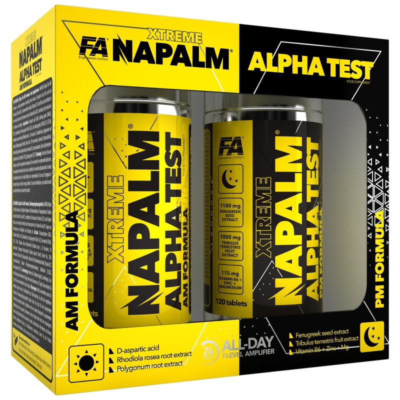 FA Napalm Alpha Test AM PM Formula 240 tabl.