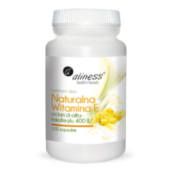 Aliness Naturalna Witamina E 100 kaps.