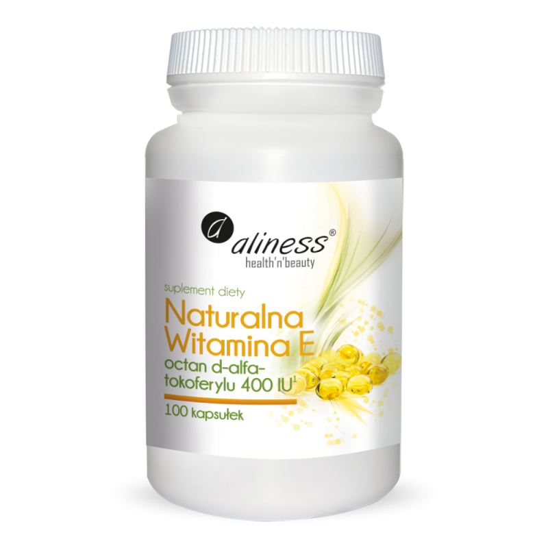 Aliness Naturalna Witamina E 100 kaps.