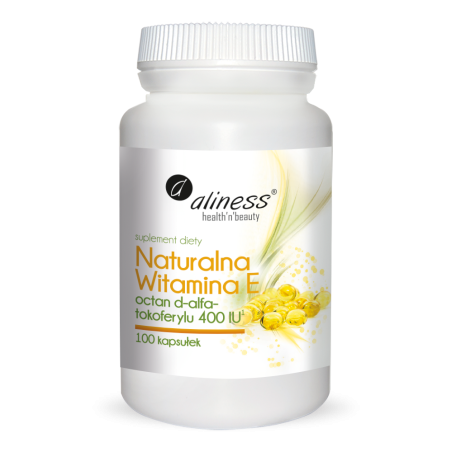 Aliness Naturalna Witamina E 100 kaps.