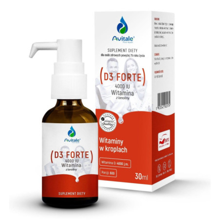 Aliness Avitale Witamina D3 Forte 30ml