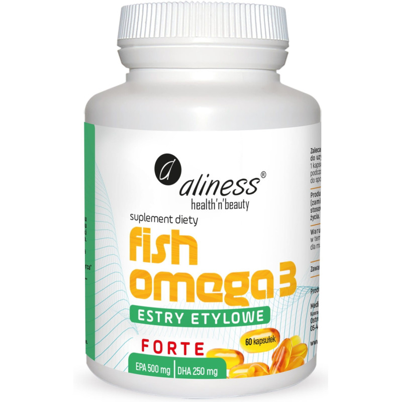 Aliness Fish Omega 3 Forte Estry 60 kaps.