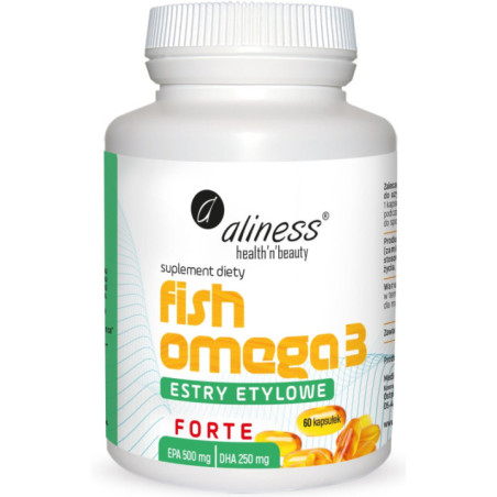 Aliness Fish Omega 3 Forte Estry 60 kaps.