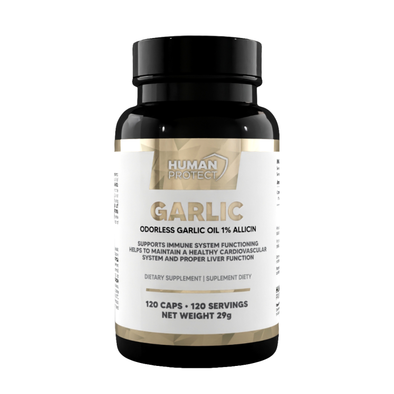 Human Protect Garlic Odorless 120 softgels